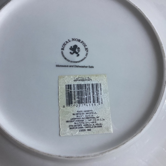 SET OF TWO ROYAL NORFOLK SUNFLOWER DINNER PLATES - Picture 4 of 6